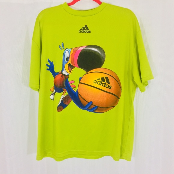 adidas Other - Adidas Toucan Sam Basketball Graphic Shirt Large